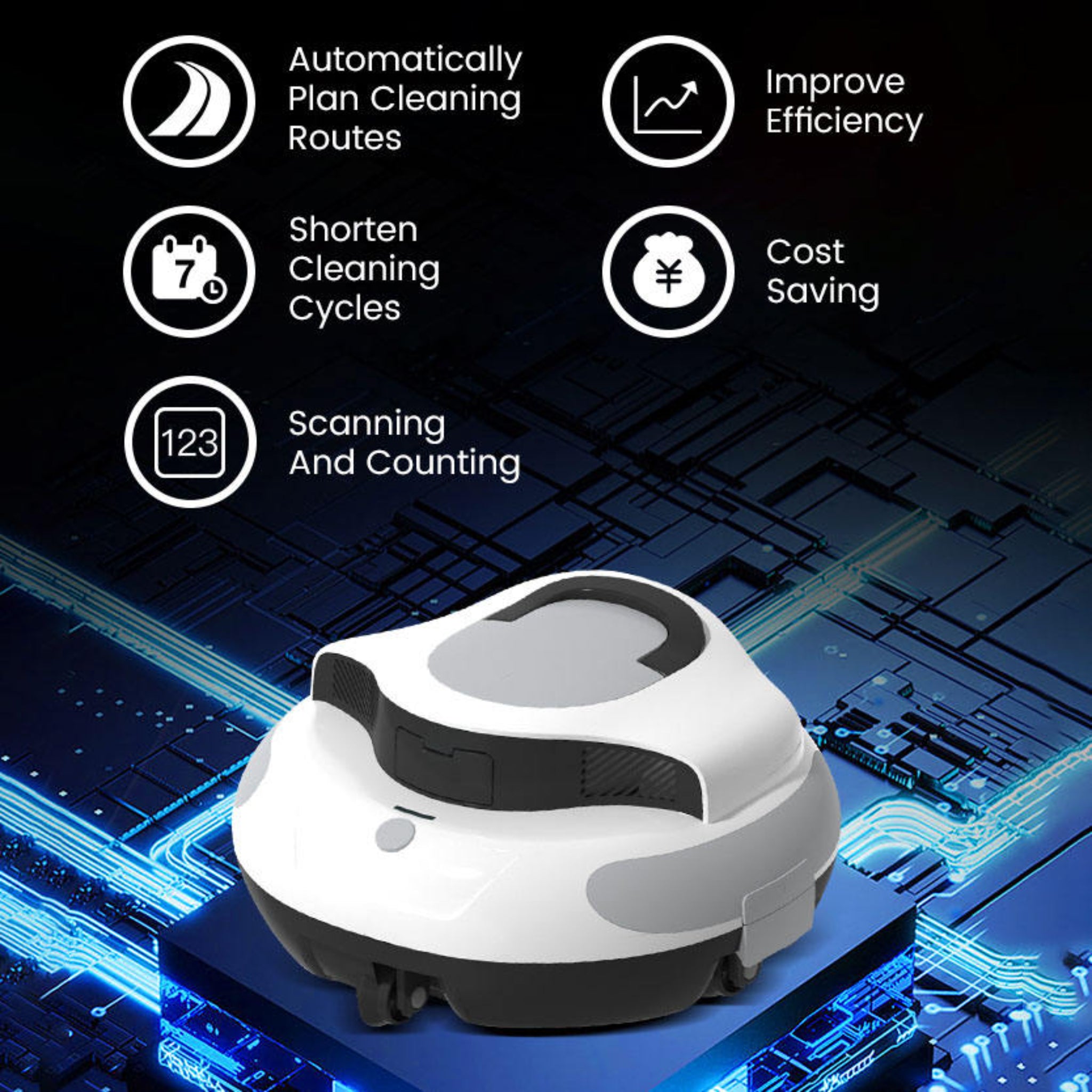 ZenSweep Halo Robotic Floor Cleaner